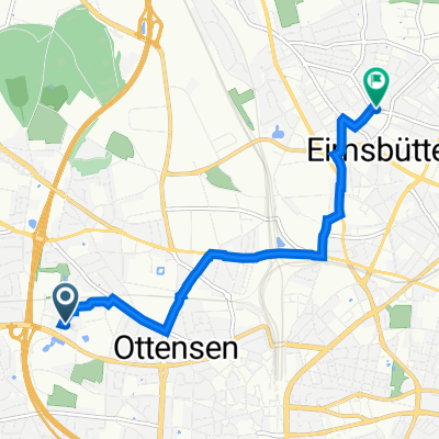 Jürgen-Töpfer-Straße 26, Hamburg nach Osterstraße 141A, Hamburg