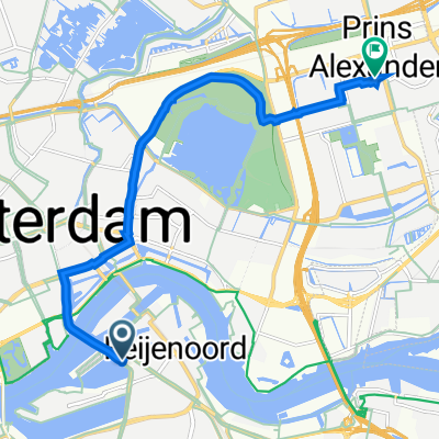 Parallelweg 200, Rotterdam naar Kramerstraat 83, Rotterdam