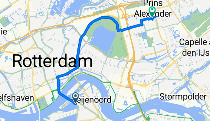 Parallelweg 200, Rotterdam naar Kramerstraat 83, Rotterdam