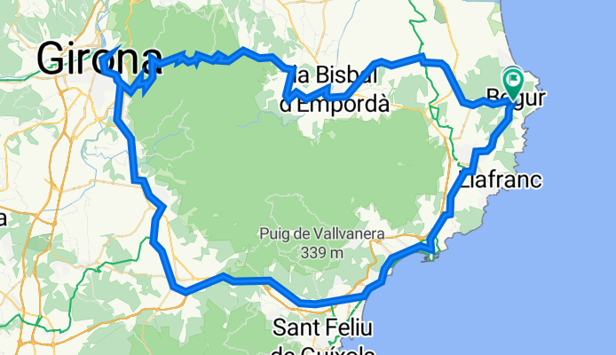 Carrer de Sant Pere, 10, Begur to Plaza Forgas, 1, Begur