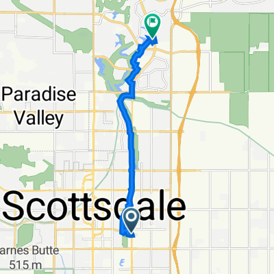 3300 N Hayden Rd, Scottsdale to 8320 N Hayden Rd, Scottsdale