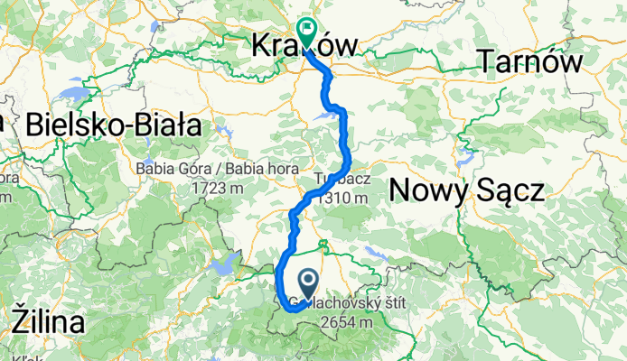 Zakopane -&gt; Kraków