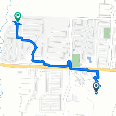 Natural Springs Park Trail, Anna to Hilltop Drive 129, Anna