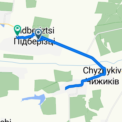 вулиця Дружби 16, Підберізці to вул. Івасюка, Підберізці