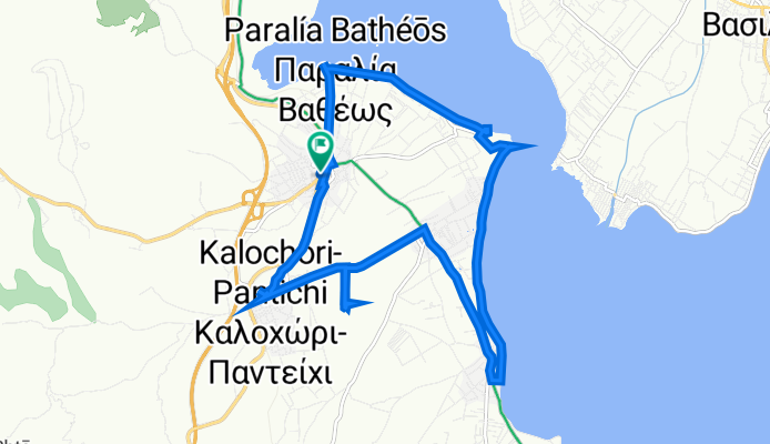 Αθανασίου Διάκου 5, Βαθύ to Αθανασίου Διάκου 5, Βαθύ