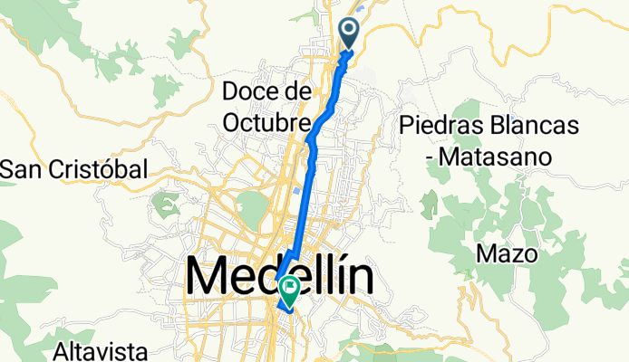 De Calle 26 ##43-51, Bello a Carrera 43A 34-95, Medellín