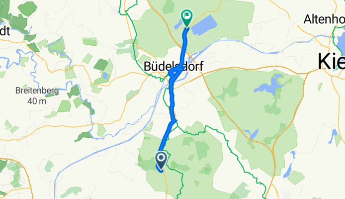 Dellbrück, Nienborstel nach Hoff 2, Holzbunge
