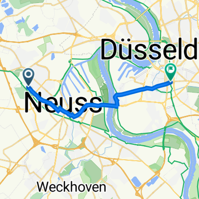 Broichstraße 10, Neuss nach Bilker Allee 213, Düsseldorf