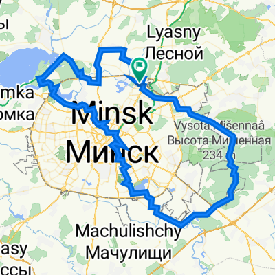 Выезд 23-11 (100+). Сосны, новый мост, Ельница, Королищевичи, ГМВдорожка, Приморье, Большевик.