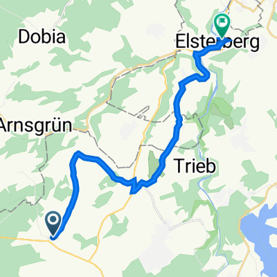 Bahnhofstraße 11, Rosenbach nach Vorderer Schloßberg 6, Elsterberg