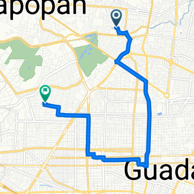 Calle Lago Tequesquitengo 3375, Zapopan a Calle Cremona 1080, Guadalajara