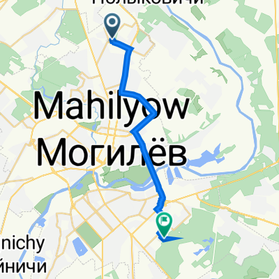 Kryvulina Street, Mogilev to Ulitsa Akademika Pavlova 2А, Mogilev