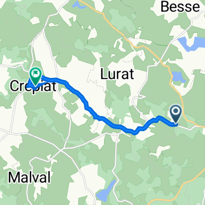 De D74, Le Grand-Bourg à Crépiat 10, Fursac