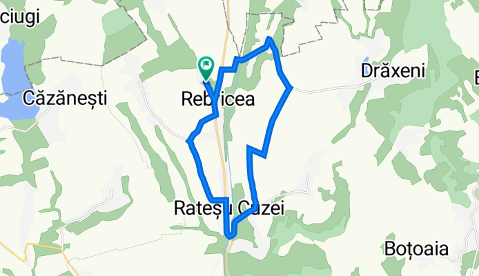 Drum fără nume, Rebricea to Drum fără nume, Rebricea