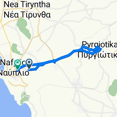 Αγίας Μονής 56, Ναύπλιο to Μαραθώνος 3, Ναύπλιο