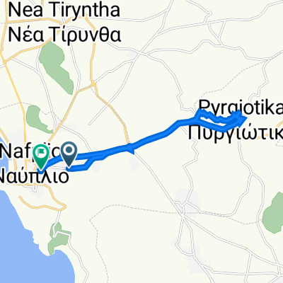 Route to Μαραθώνος 4, Ναύπλιο