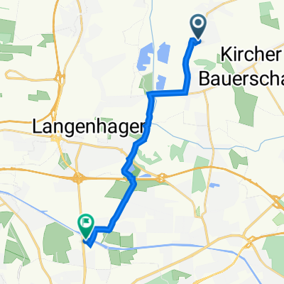 Haselhöfer Ring 21, Isernhagen nach Vahrenwalder Straße 208A, Hannover