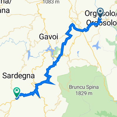 Corso Repubblica 104, Orgosolo to SS 128 16, Sorgono