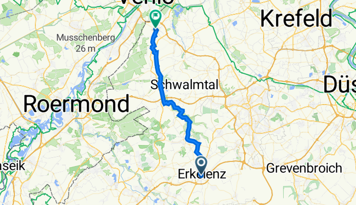 Burgstraße 8, Erkelenz nach Vennstraße 7, Nettetal