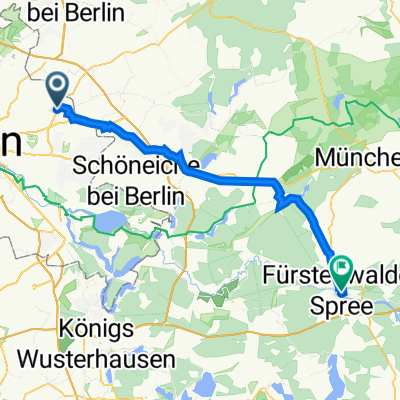 Wolfener Straße 32-34, Berlin do Domplatz 10, Fürstenwalde/Spree