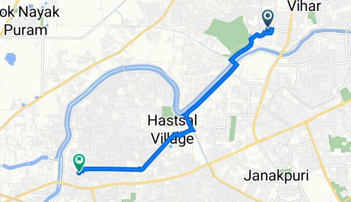 Kanshi Ram Shah Marg B-35, Delhi to D-69, New Delhi