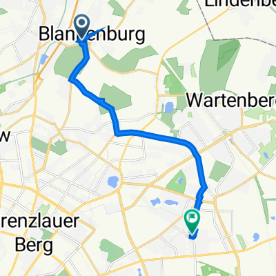 Bahnhofstraße 32A, Berlin to Genslerstraße 17B, Berlin