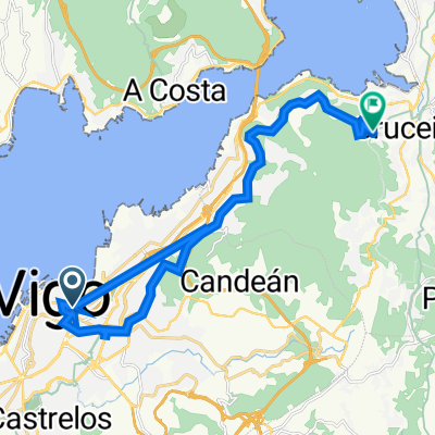 Rúa do Uruguai, 21, Vigo to Estrada do Cruceiro, 77, Redondela