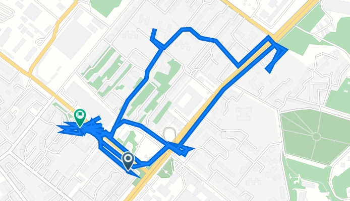 От улица Менделеева 155, Уфа до улица Минигали Губайдуллина 11, Уфа