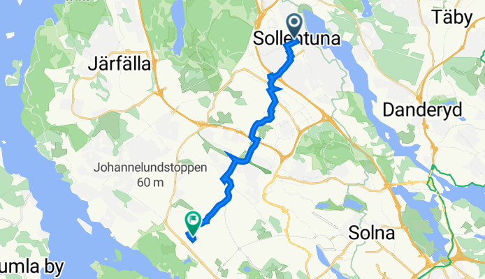 Bäckvägen 20 to Multrågatan 142