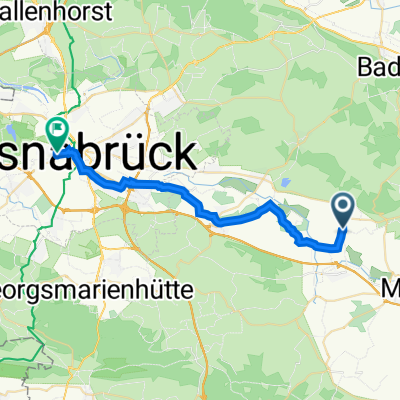 Am Wulberg 2, Melle nach Am Kirchenkamp 3, Osnabrück