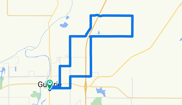310 S Division St, Guthrie to 224 S Division St, Guthrie