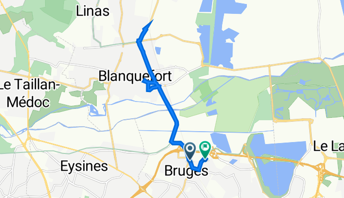 151 Avenue du Général Charles de Gaulle, Bruges à 34 Chemin de la Hutte, Bruges