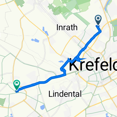 Kliedbruchstraße 47, Krefeld nach Krefelder Straße 19, Tönisvorst