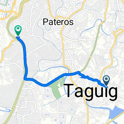 D.M.Cruz 1, Taguig to Upper McKinley Road, Makati