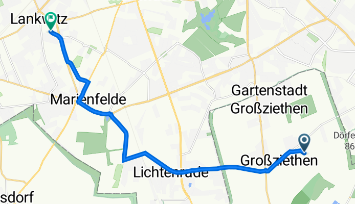 Schönefelder Weg nach Malteserstraße 44, Berlin