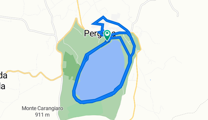 Da Strada Regionale 3 di Servizio intorno All'Autodromo, Enna a Strada Regionale 3 di Servizio intorno All'Autodromo, Enna