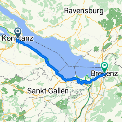 Hafenstraße 3, Konstanz nach Bregenz