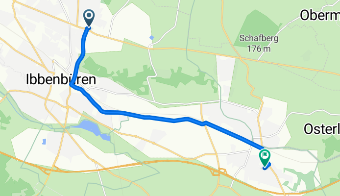 Mühlenweg, Ibbenbüren nach Alter Hünhügel 22, Ibbenbüren