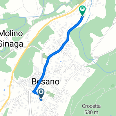 Via L Franzosi 18, Besano a Via XXIV Maggio 67, Besano
