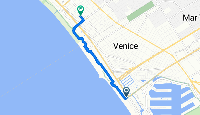 11 Washington Blvd, Los Angeles to 2425 Third St, Santa Monica