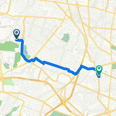 De Investigación Científica 70, Ciudad de México a Hacienda El Valparaíso 12, Ciudad de México