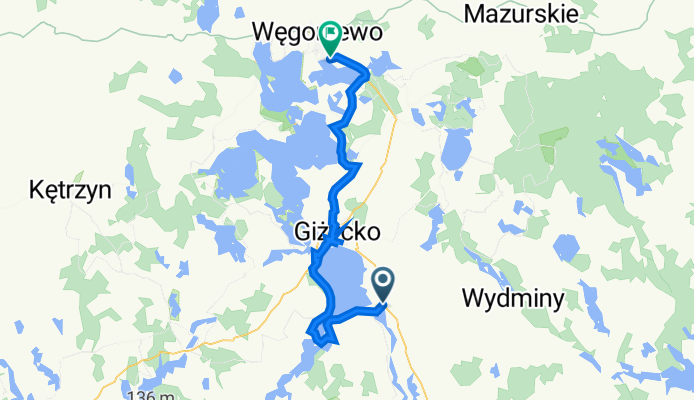 Ruda do 5QV7+8H, Węgorzewo