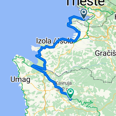 Tour de Kurt Etappe 1 Triest - Groznan