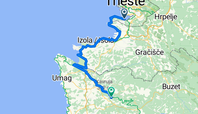 Tour de Kurt Etappe 1 Triest - Groznan
