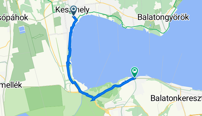 Helikon Park, Keszthely to Balaton utca 4., Balatonberény
