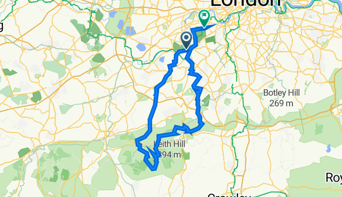 Richmond upon Thames, Kingston Upon Thames to Quietway 21, London
