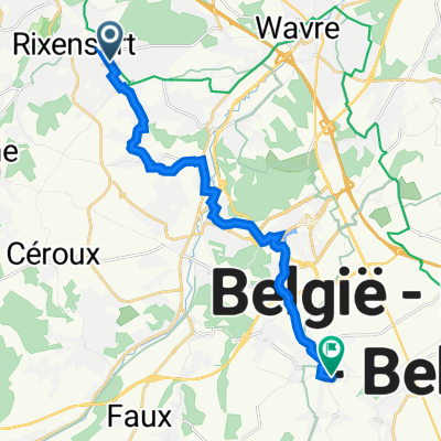 De Avenue Albertine 40, Rixensart à Rue de Bayau 32, Mont-Saint-Guibert