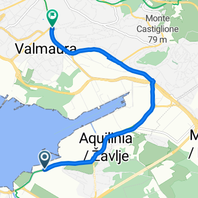 Via di Trieste 26, Muggia nach Piazzale di Valmaura 15, Triest