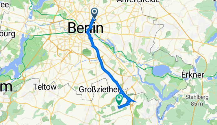 Fröbelstraße 13C, Berlin to Melli-Beese-Ring, Schönefeld