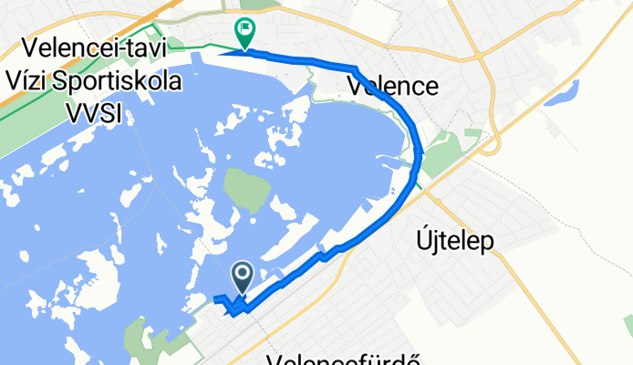 Ibolya utca, Velence to Kemping utca 2., Velence